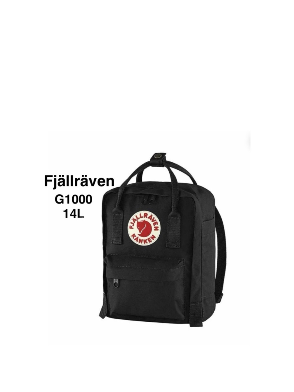 Fjällräven Kånken G-1000 Backpack in Graphite black (14L)⭐️⭐️⭐️⭐️